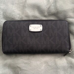 Michael Kors Charcoal Logo Wallet